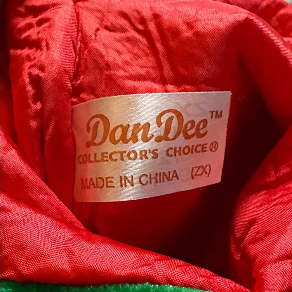 Dan Dee Collectors Choice Red Plaid Meow Cat Stocking